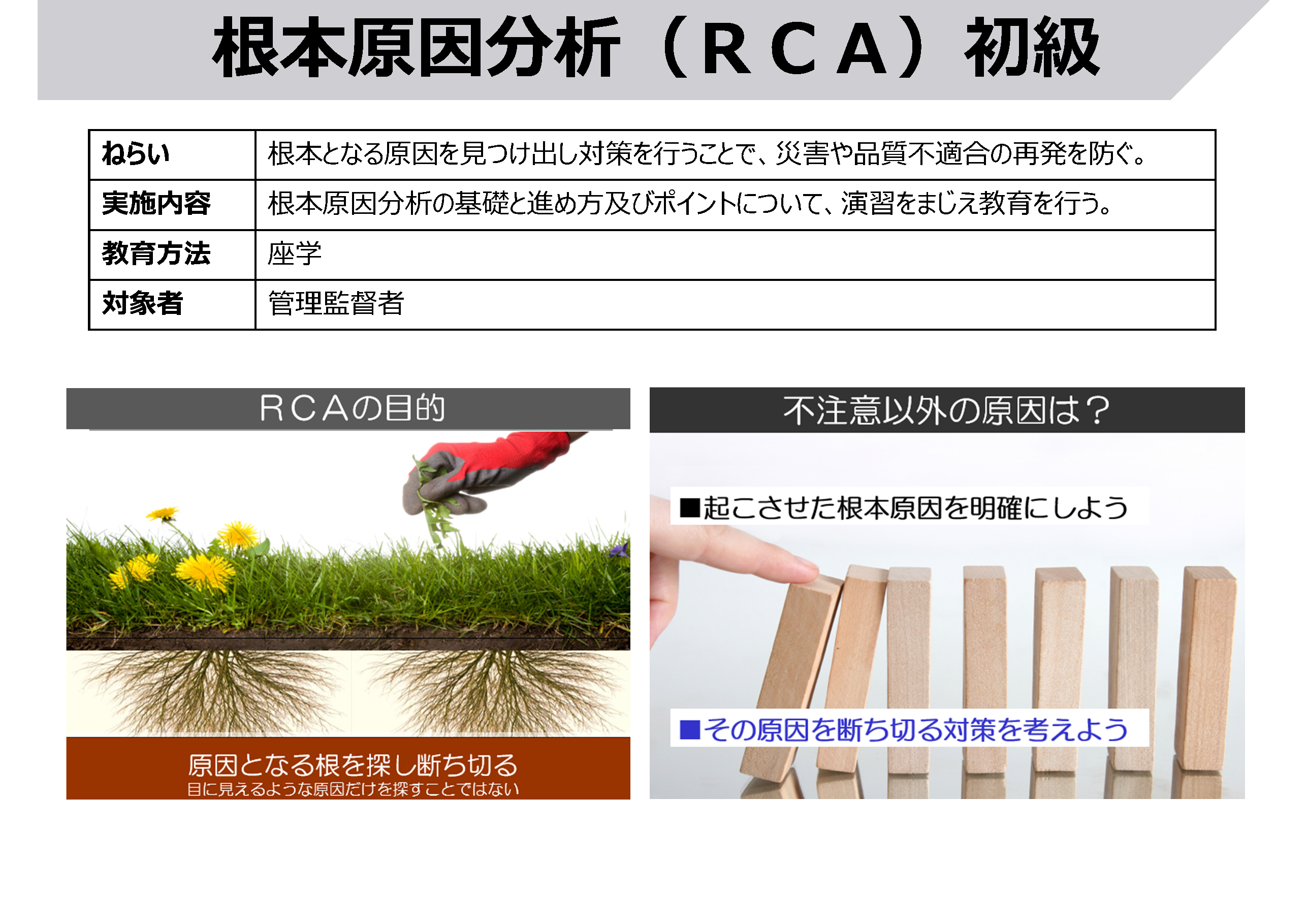 根本原因分析（RCA）初級